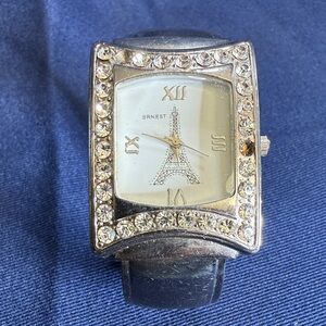 Ernest Silver Crystal Women's Watch vintage